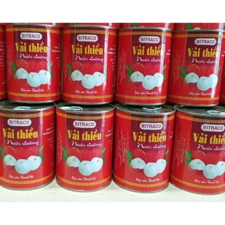 Vải thiều ngâm bitraco 565g - hàng loại 1