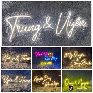 Đèn LEd Neon theo tên