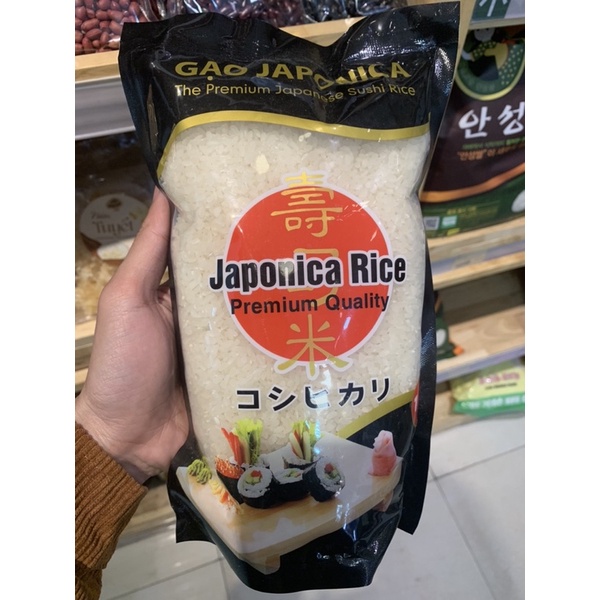 Gạo Japonica đặc biệt Hàn Quốc gói 1kg