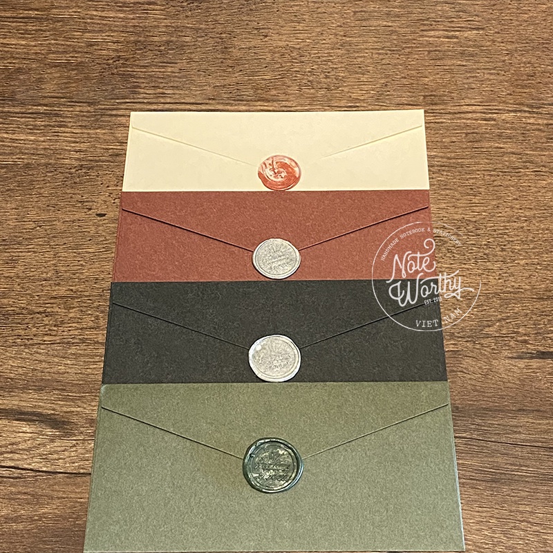 Phong thư cổ điển kèm thiệp viết tay - Noteworthy Classic Handwriting Envenlope