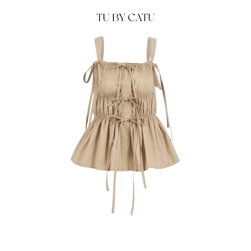 TUBYCATU | Áo 2D chạy thun nâu