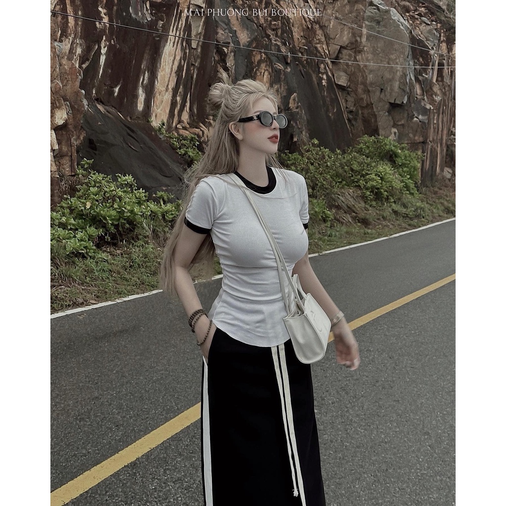 Túi xách tay nữ túi đeo chéo da trơn thời trang unisex phối hình tròn nổi đơn giản hiện đại LK314 | BigBuy360 - bigbuy360.vn