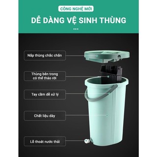 Bộ cây lau nhà thông minh tự vắt 1.8L
