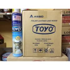 Xịt bóng toyo chính hãng  xịt bóng da và nhựa