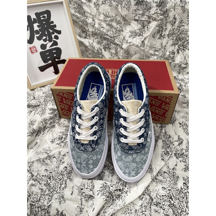 Hàng order xuất dư ***Vans Acer Ni Sp White and Blue Cashew Flower Unisex