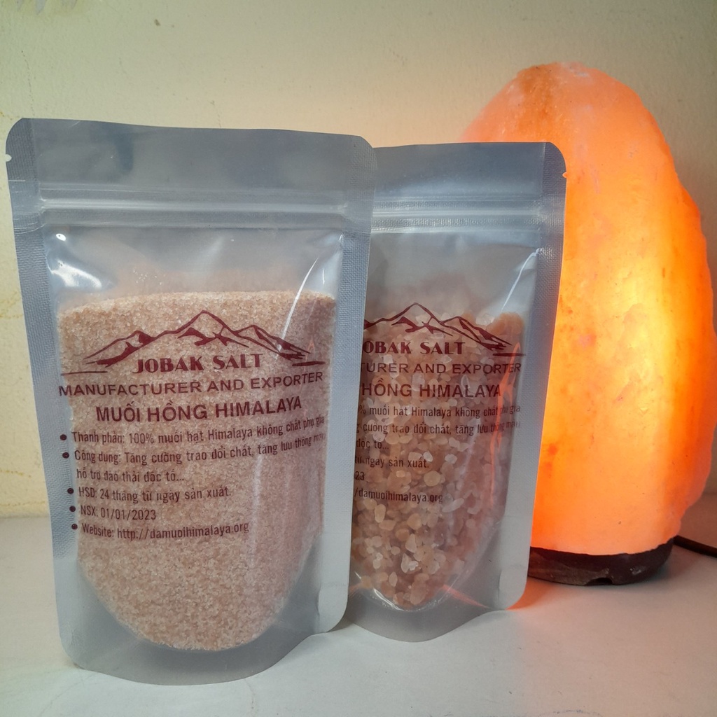 Muối Hồng Himalaya Robak Salt, Muối Hồng Size Mịn Và Hạt, Muối Himalaya 300gr, 500gr, Gia Vị Ăn Kiêng