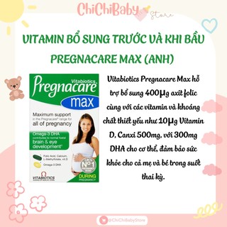 Vitamin bầu Pregnacare Max