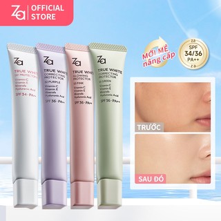 Kem Lót Chống Nắng Dưỡng Ẩm Nâng Cấp Tông Màu Da 35G ZA SPF36 / 34 PA + +