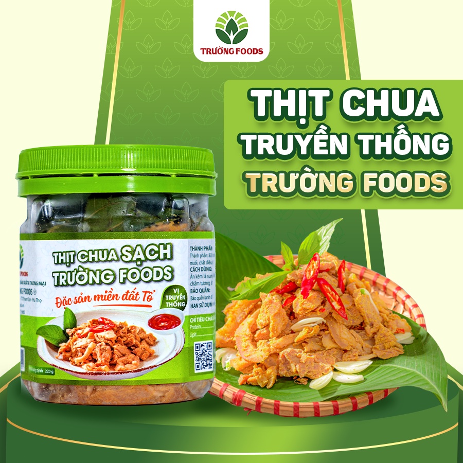 [Mã BMLTB35 giảm đến 35K đơn 99K] Thịt Chua Vị Truyền Thống - Thịt Chua Trường Foods 220g | BigBuy360 - bigbuy360.vn