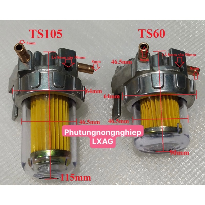 Khóa Dầu/Lọc Dầu  cho Động Cơ Diesel YANMAR TS/NS/SS và Kubota