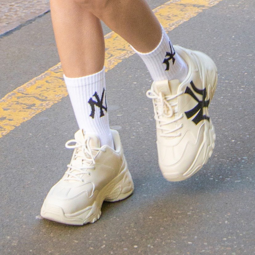*CHÍNH HÃNG* Giày thể thao MLB Chunky New York màu TAN - Code: 3ASHC101N-50BGS