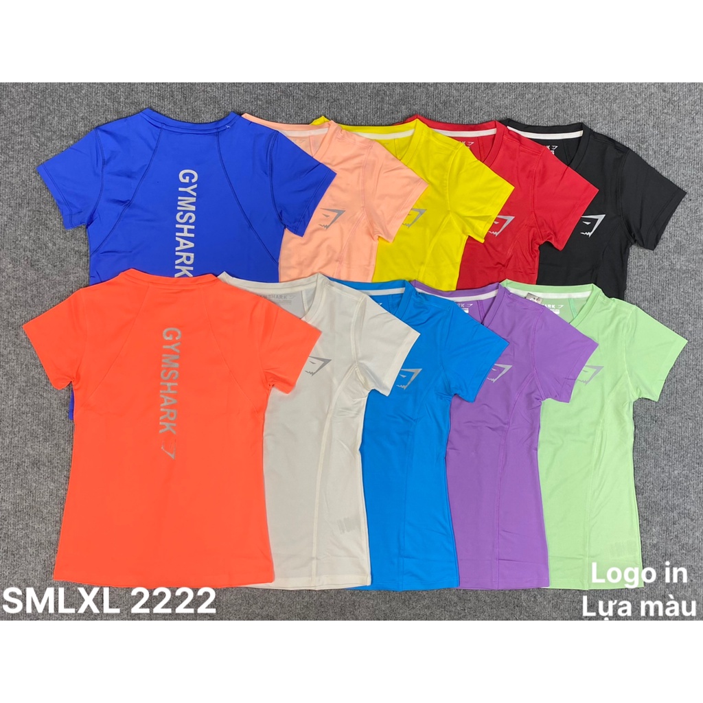 Áo Thể Thao Tập Gym Yoga Nữ GS Chất Thun Lạnh Mịn Mát Co Giãn Tốt