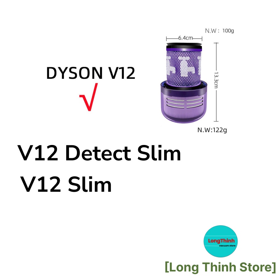 BH 3 tháng - Màng lọc hepa máy hút bụi 𝐃𝐲𝐬𝐨𝐧 V12 Detect Slim / V12 Slim / Digital Slim