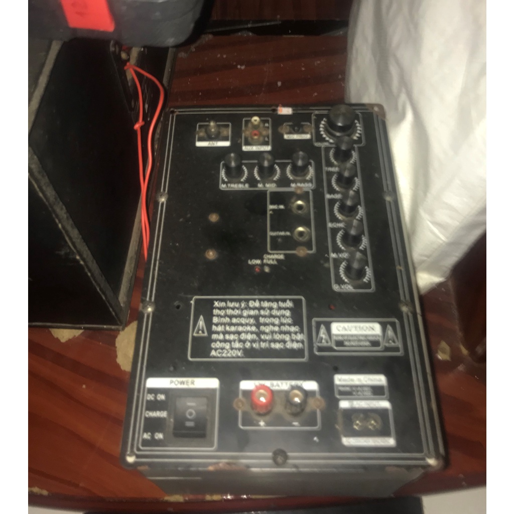 Amply mạch loa kéo TPA3116 + Tặng 1 tay mic, 1 loa 20 Ariang như hình