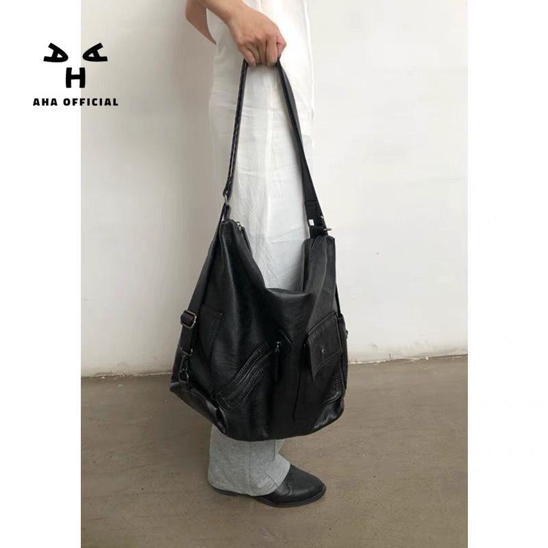 Túi xách AHA official da mềm đa năng sức chứa lớn có thể điều chỉnh dành cho nữ