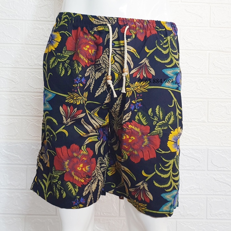 Quần đùi chất đũi thoáng mát Đ.07 in hình đẹp cho anh em - Ảnh, video shop làm