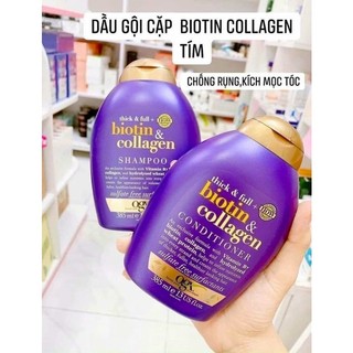 Combo dầu gội + dầu xả biotin