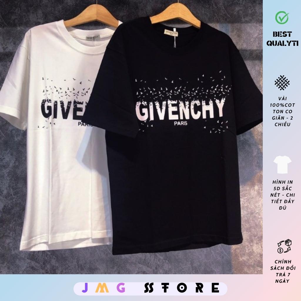 Áo Thun GivenChy Paris ( chữ bay ), Áo thun Local brand nam nữ fom Unisex, Chất áo 100% Cotton co giãn Cao Cấp