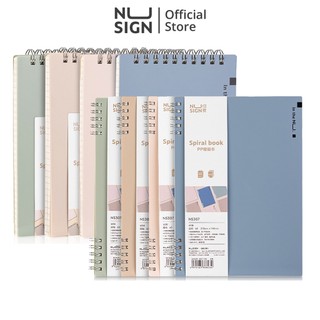 Sổ tay lò xo NUSIGN cao cấp, 60 trang cỡ A5/A6, giấy dai dày mịn, sử dụng thích hợp nhiều mục đích mã NS037/NS039PP