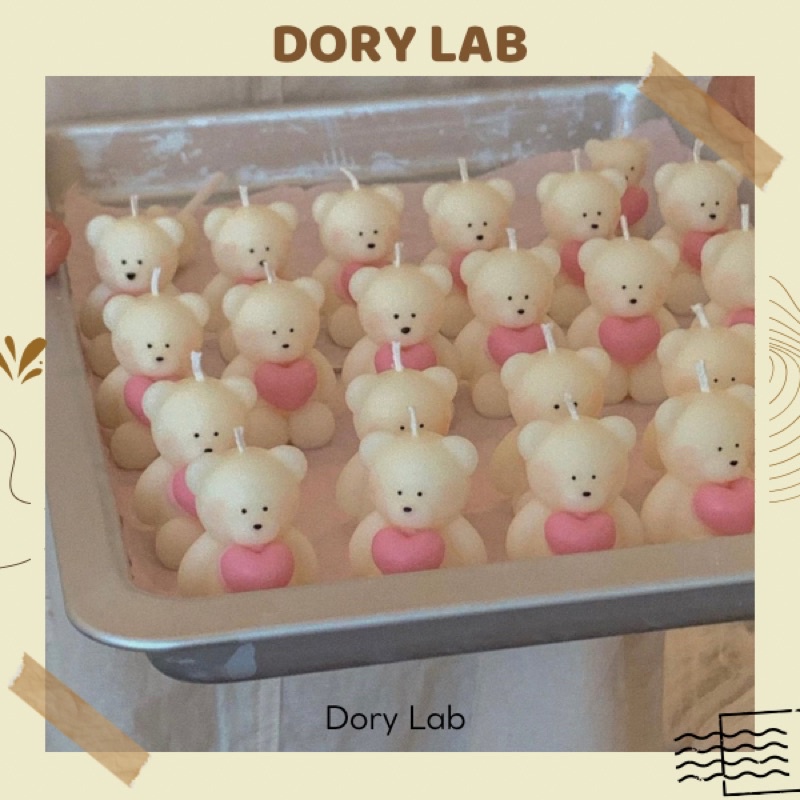 Nến Thơm Gấu Con Dễ Thương - Dory Lab