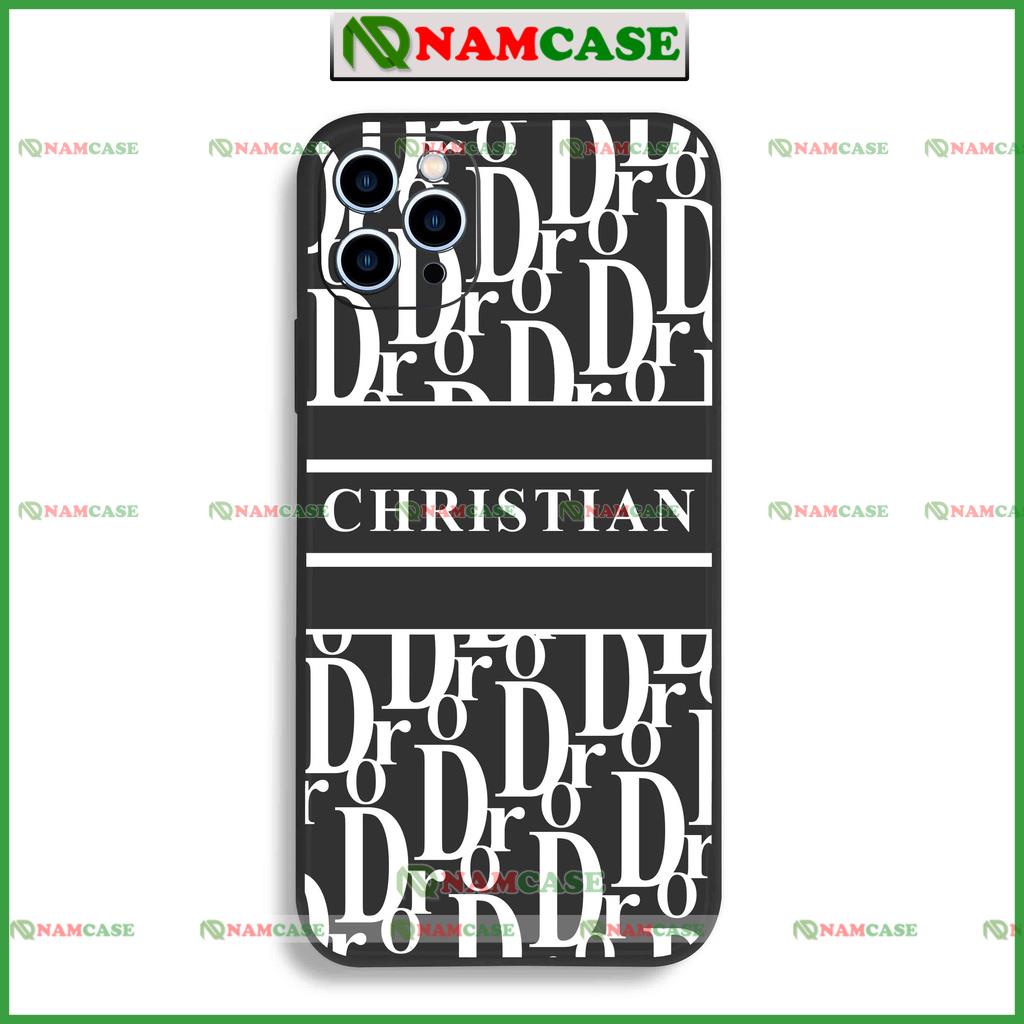 Ốp lưng điện thoại iPhone dior cạnh vuông silicon dẻo bảo vệ cam cho iphone ip 6/6s/7/8/X/XS/11/12/13/14 Pro Plus Max