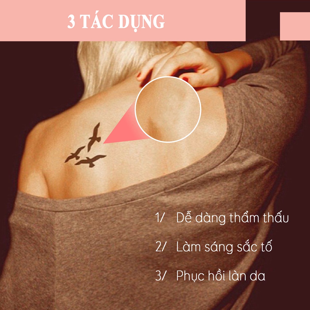 Kem Tẩy Hình Xăm Vĩnh Viễn Không Đau,không gây đau tiện dụng hiệu quả cao 15g