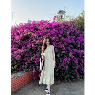 Đầm dài cộc tay phối đuôi cá thiết kế Lora Dress Ma Vie
