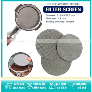 Tấm lưới lọc chặn ngược cà phê cho máy pha cà phê/moka/phin – backflush puck coffee filter