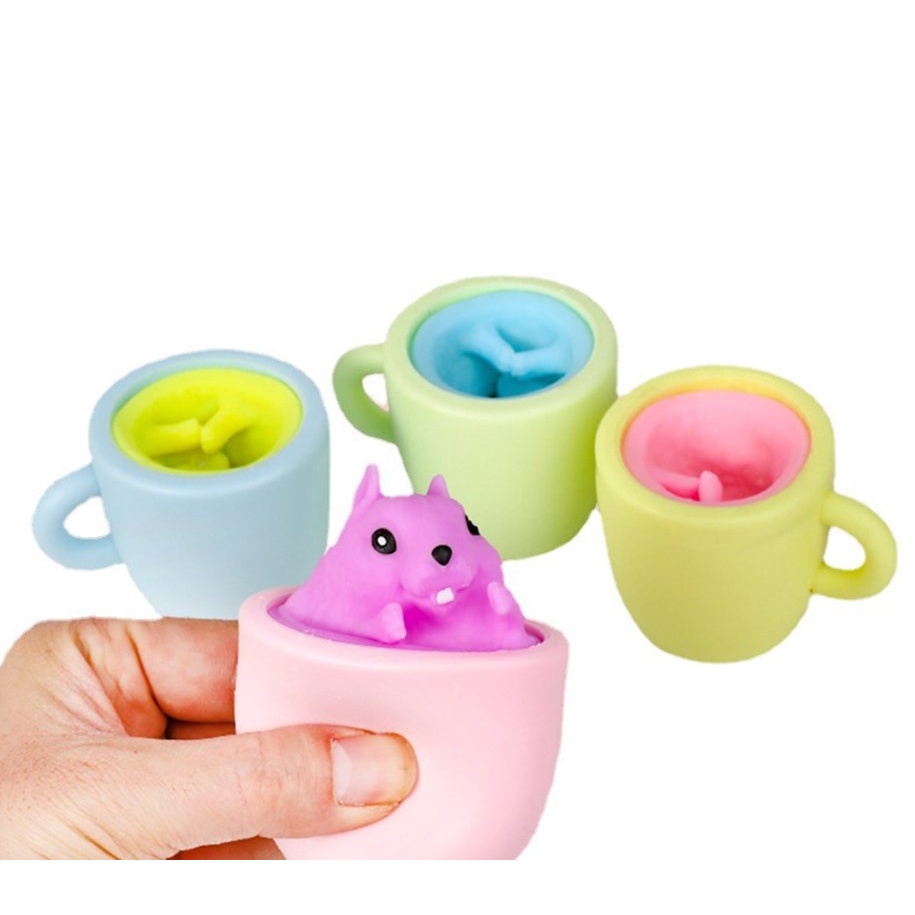 Hộp Đựng Bút Mềm Hình Chú Chuột Dễ Thương Đa Năng