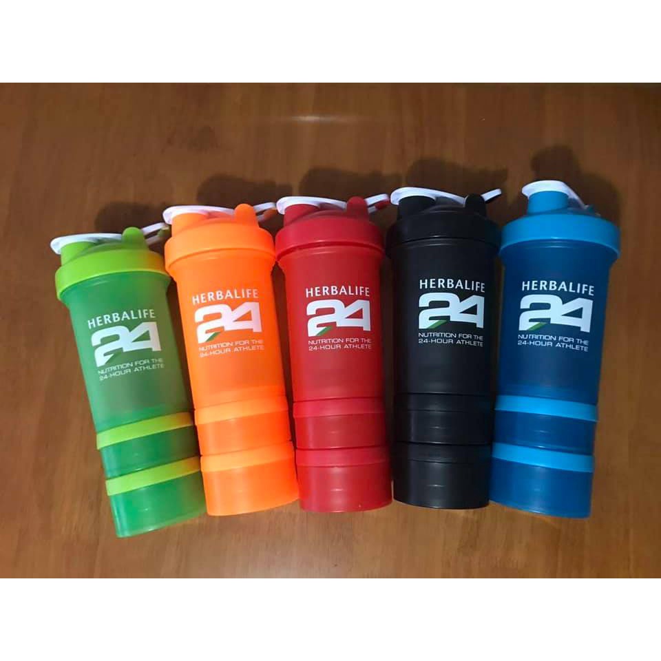 Bình lắc shaker 3 ngăn HBL (tặng kèm lắc lò xo)