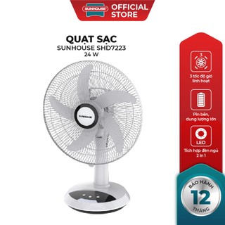 Quạt sạc sunhouse shd7223