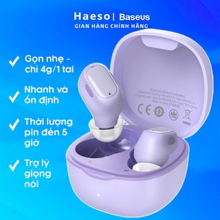 Tai nghe không dây Haeso Baseus TN05 bluetooth true wireless điều khiển cảm ứng