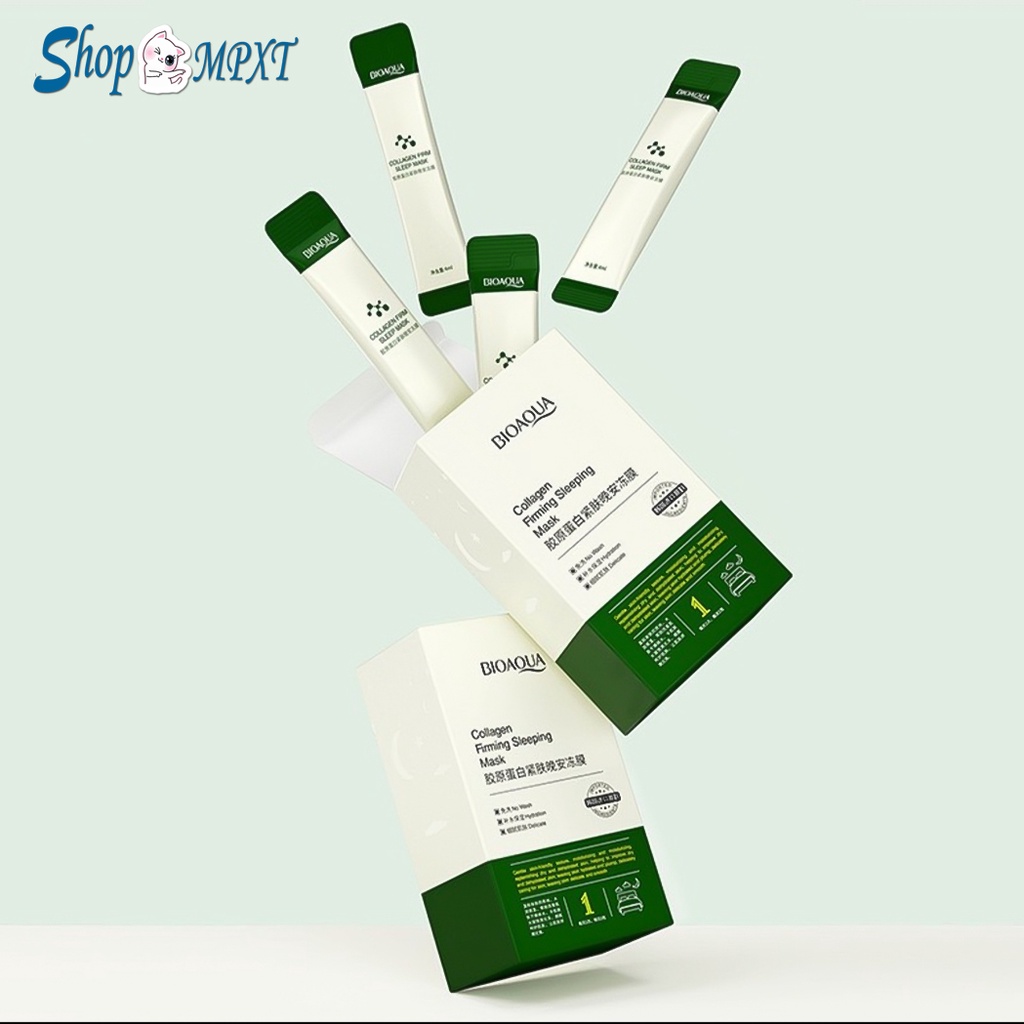Mặt nạ ngủ Bioaqua collagen kiểm soát dầu làm săn chắc da và se khít chân lông