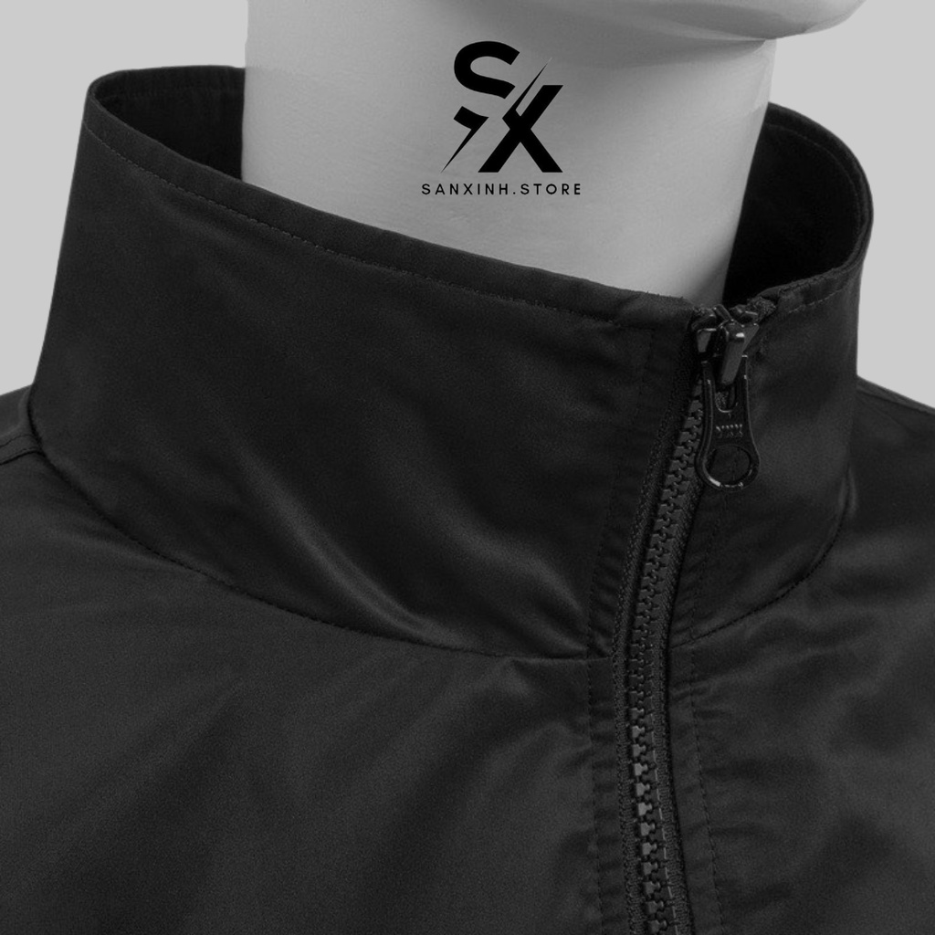 Áo khoác gió Nike form i hình, chất vải dày dặn, Áo khoác gió cao cấp  Black Vintage -Sanxinh.store