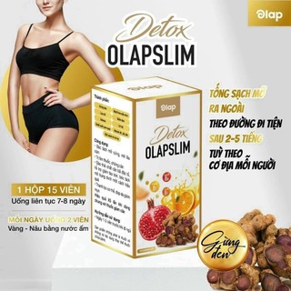 Xổ mỡ siết eo Detox giảm cân Olapslim giảm cân thải mỡ tự nhiên
