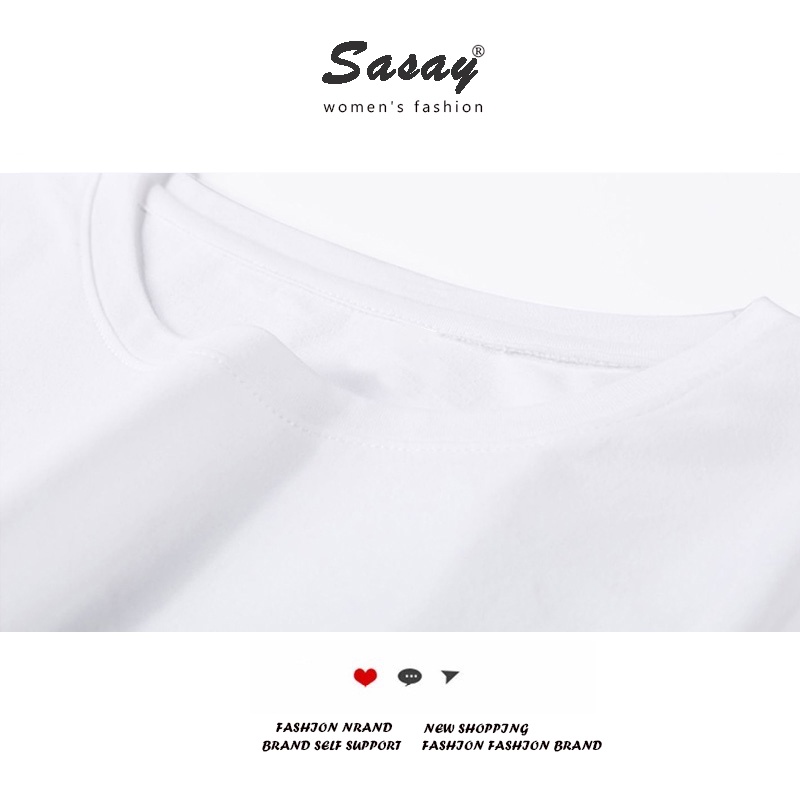 QADCOL Áo Croptop Tay Ngắn Dáng Rộng Mỏng Thời Trang Mùa Hè Xinh Xắn Cho Nữ