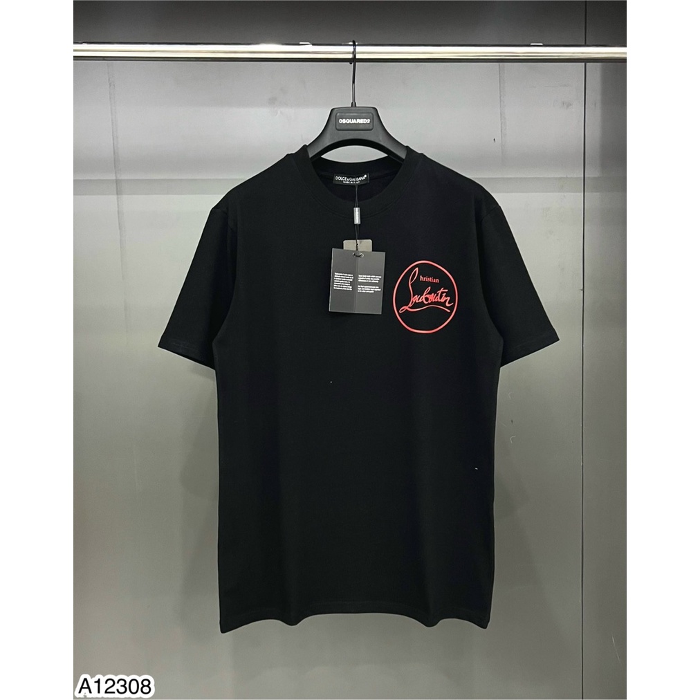 Áo Phông Nam Lou.bou.tin Hàng Cao Cấp In Chữ Cực Nét - Áo Phông Nam Mới Nhất