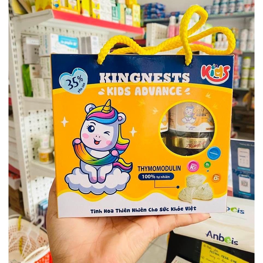 Hộp 6 hũ yến sào KingNests Kids Advance