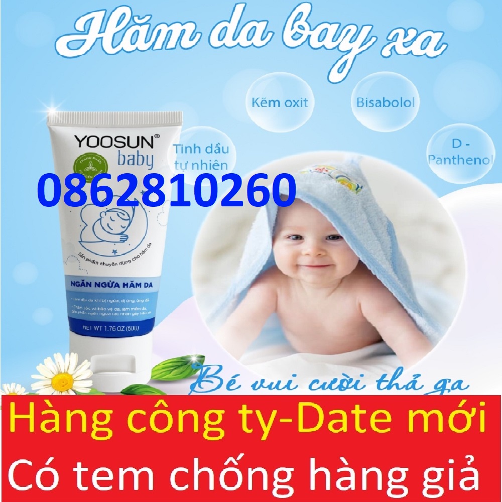 Kem bôi da Yoosun Baby ngăn ngừa hăm da dịu mẩn ngứa hăm tã cho bé - Tuýp 50g