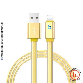Dây cáp sạc nhanh Hoco UPL12 3a cho điện thoại ip ss android nhôm 1m2