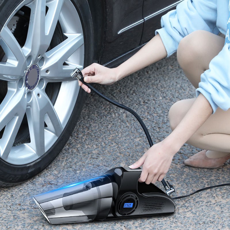 MÁY HÚT BỤI BƠM LỐP Ô TÔ ĐA NĂNG 4 TRONG 1