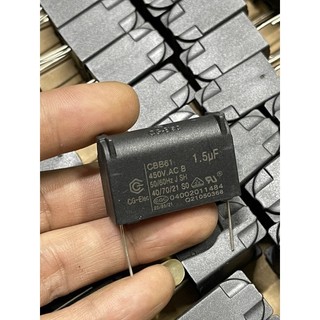 Tụ 450v/1,5uf tụ quạt chân kim