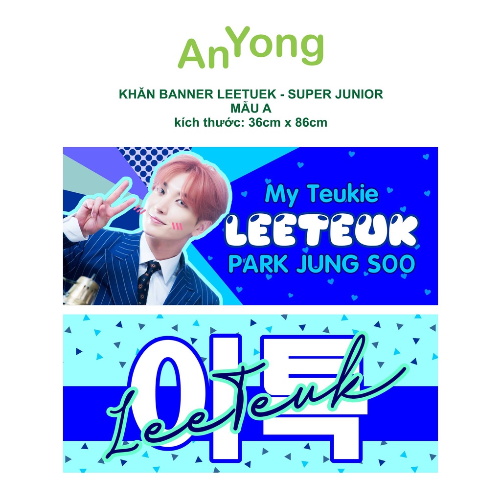 Khăn banner SUPER JUNIOR