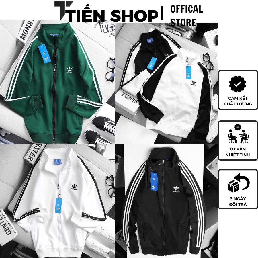 Áo khoác nam Tiến Shop, Áo khoác thể thao chất nỉ poly mềm mịn