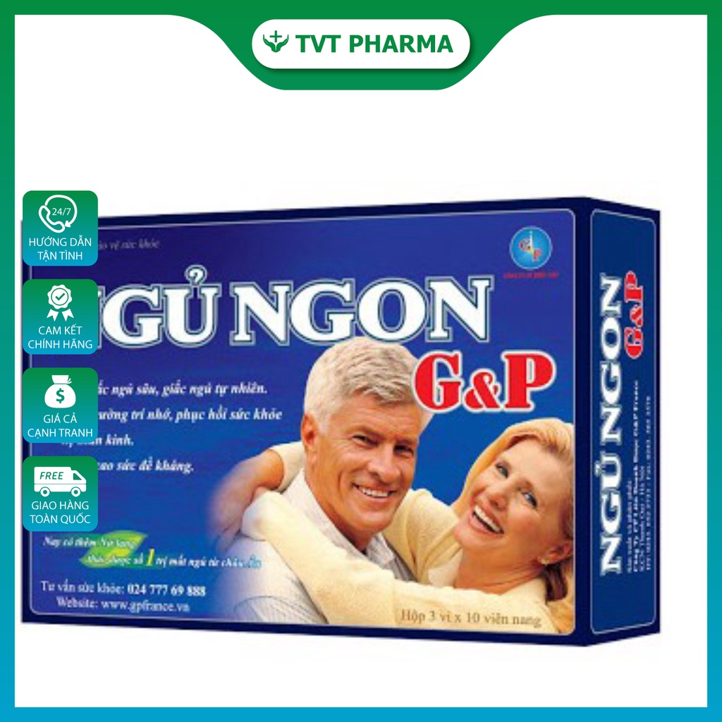 Ngủ Ngon G&P Tăng Cường Tuần Hoàn Não, Giúp Ngũ Ngon Giấc