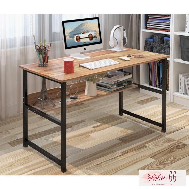 bàn làm việc gỗ , chân sắt dùng cho văn phòng,AB01 học bài, để máy tính cho học sinh, sinh viên giá rẻ