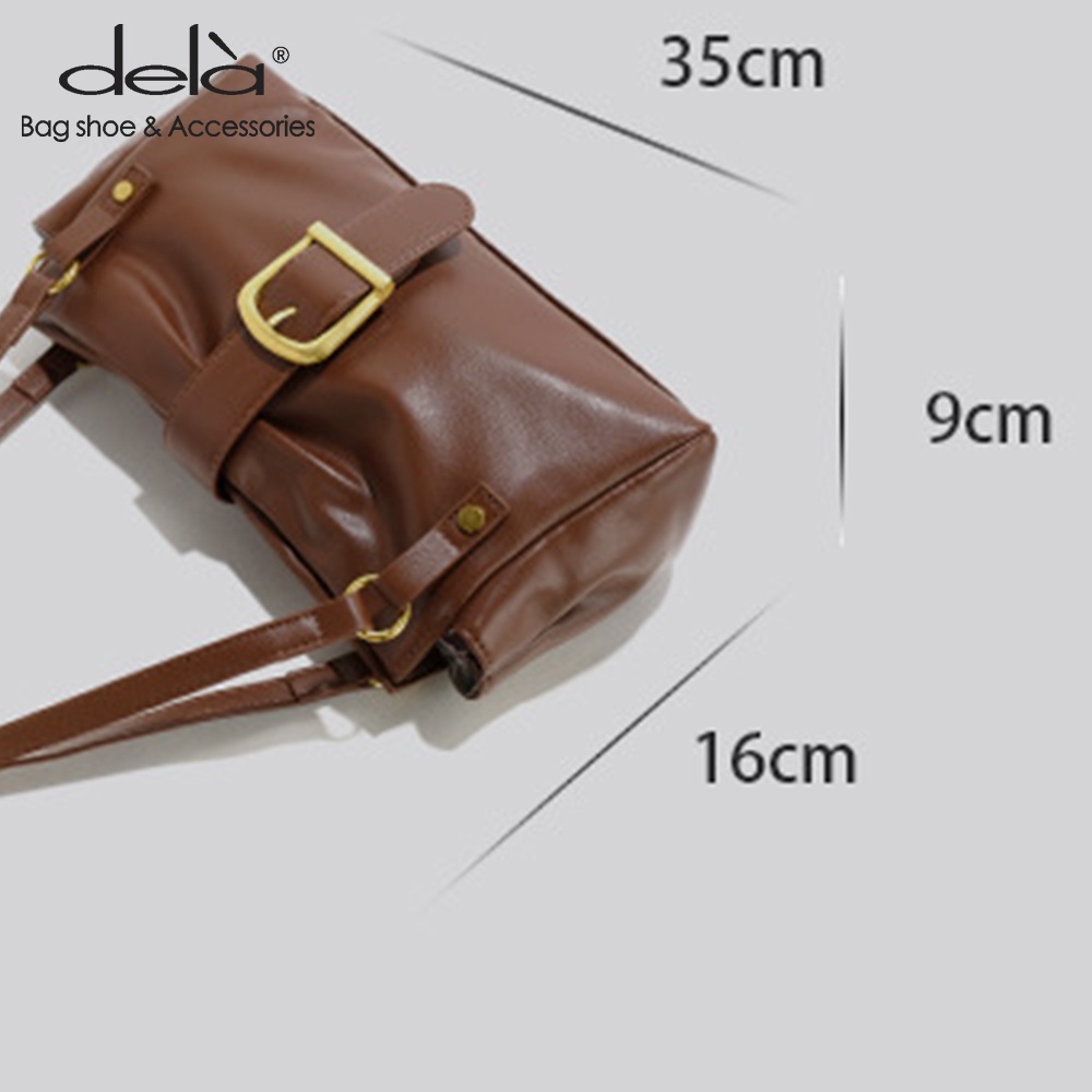 Dela 2023 Túi Đeo Vai Bằng Da Mềm Sức Chứa Lớn Hợp Thời Trang Cho Nữ