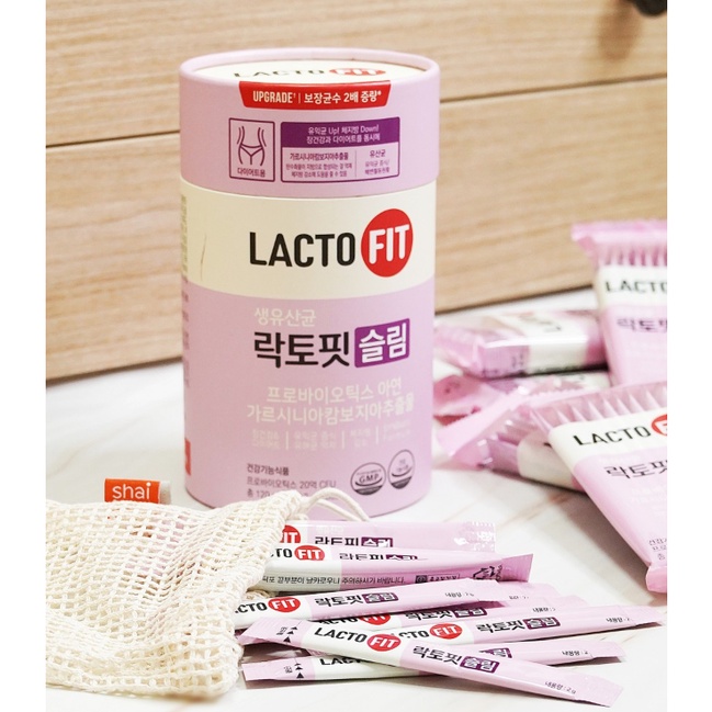 Men tiêu hoá LACTO-FIT SLIM tím  - Nội địa Hàn Quốc