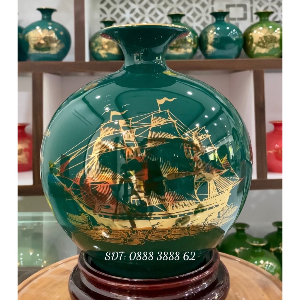 Bình Hút Lộc Bát Tràng - Bình Tài Lộc, Bình Phong Thuỷ Thuận Buồm Xuôi Gió