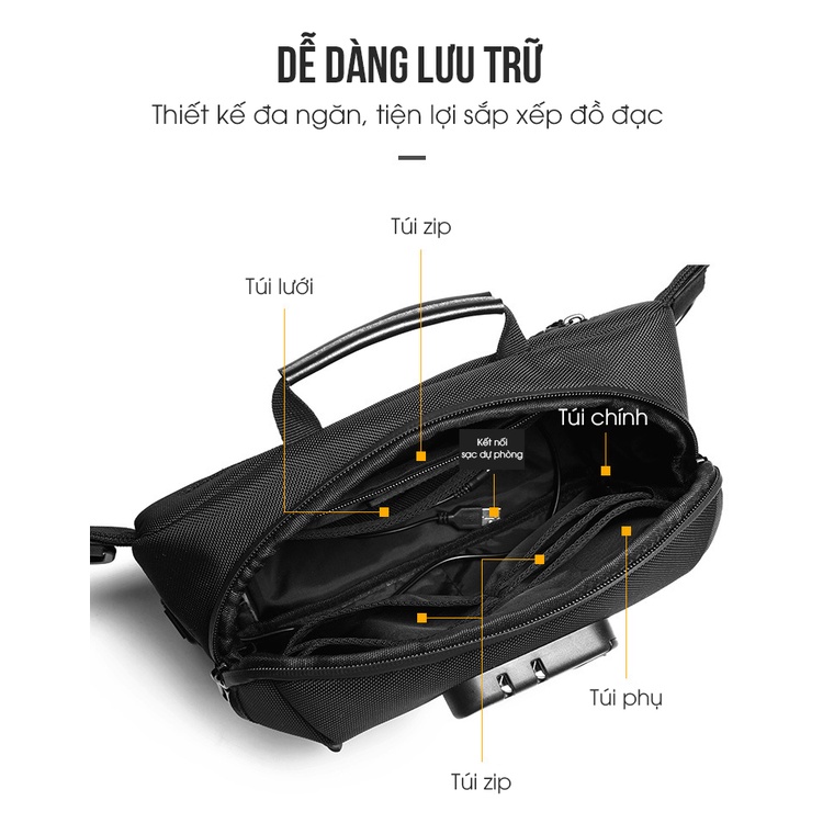 ZÓNG® Túi Đeo Hông/ Đeo Chéo OZUKO 9257
